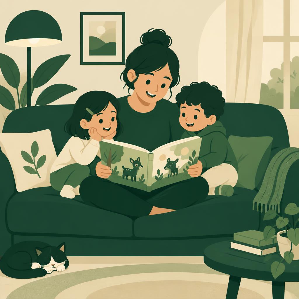 Babysitting & childcare illustration