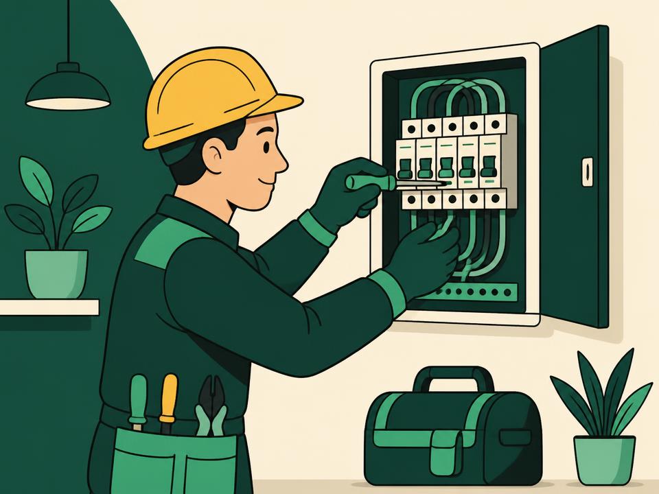 Electricians illustration
